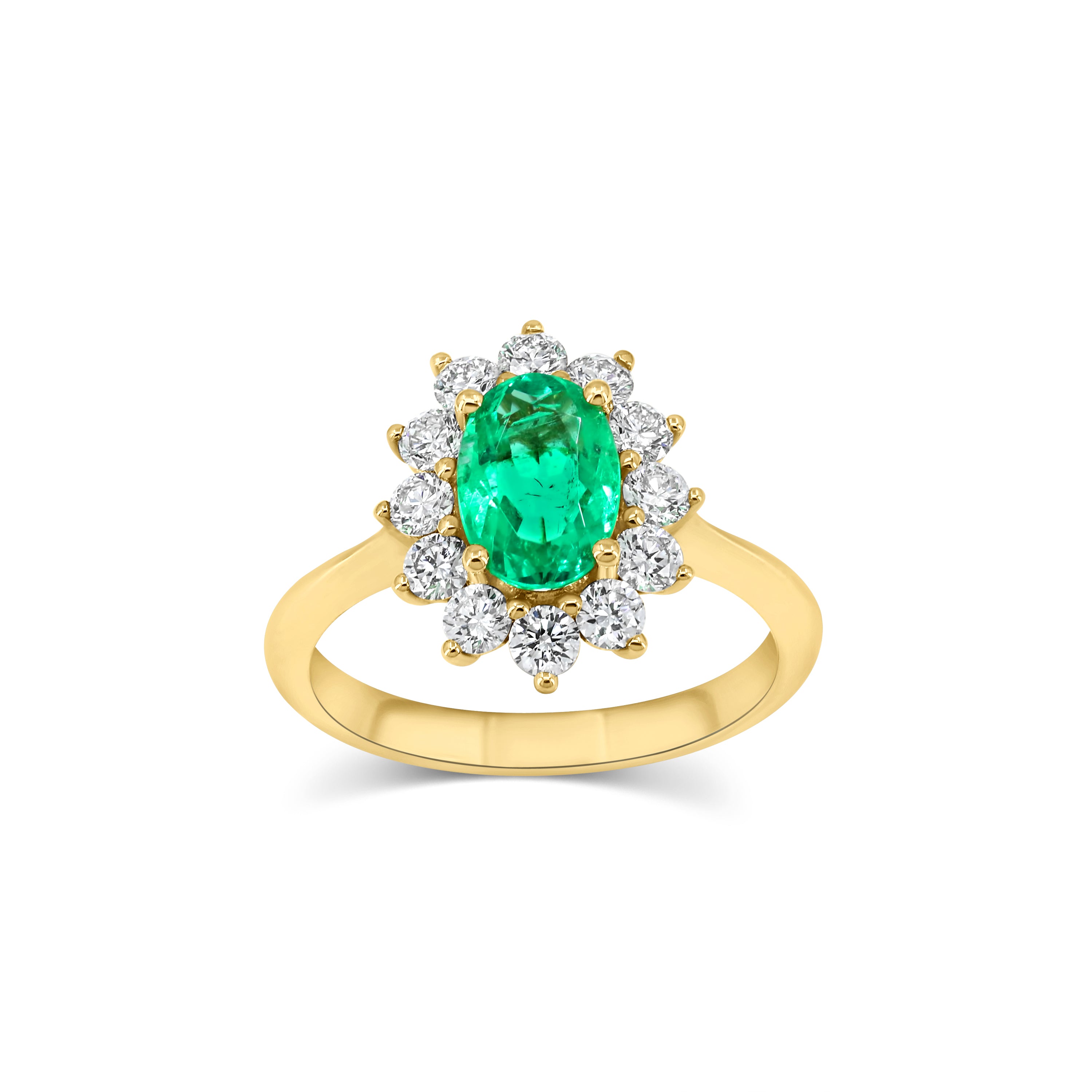 Emerald & Diamonds Ring