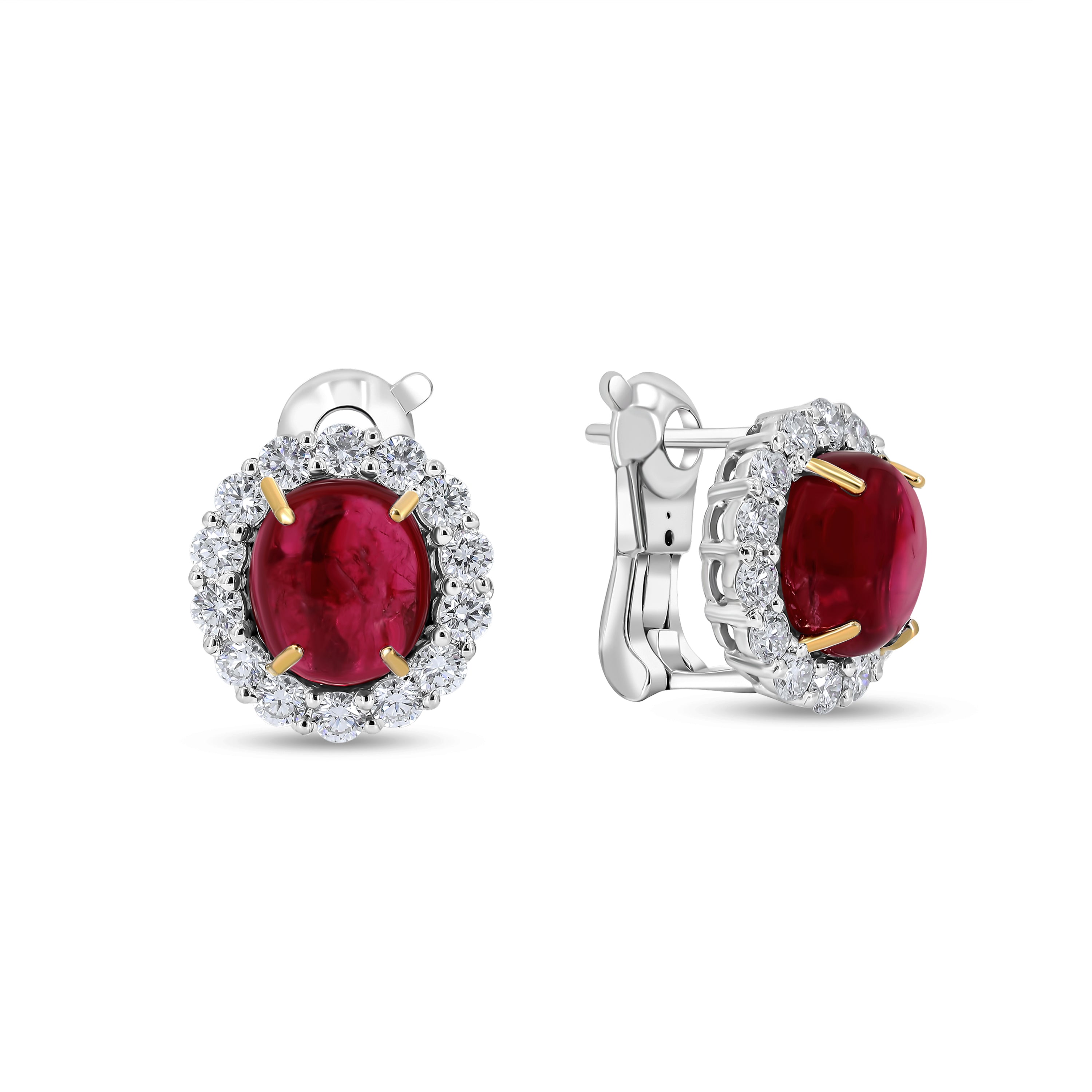 Red Spinel Earings